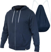 2-In-1 Reversible Backpack Hoodie (As Seen on SHARK TANK) Unisex Full-Zip Hero Hoodie Lite